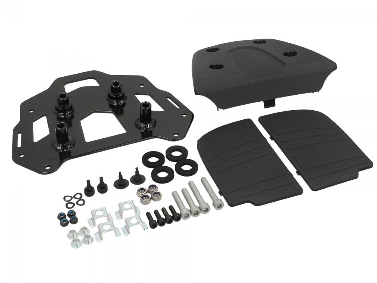 Kit top case pour MP3 (plaque de maintien incluse) 37 l, noir, universo 91/B