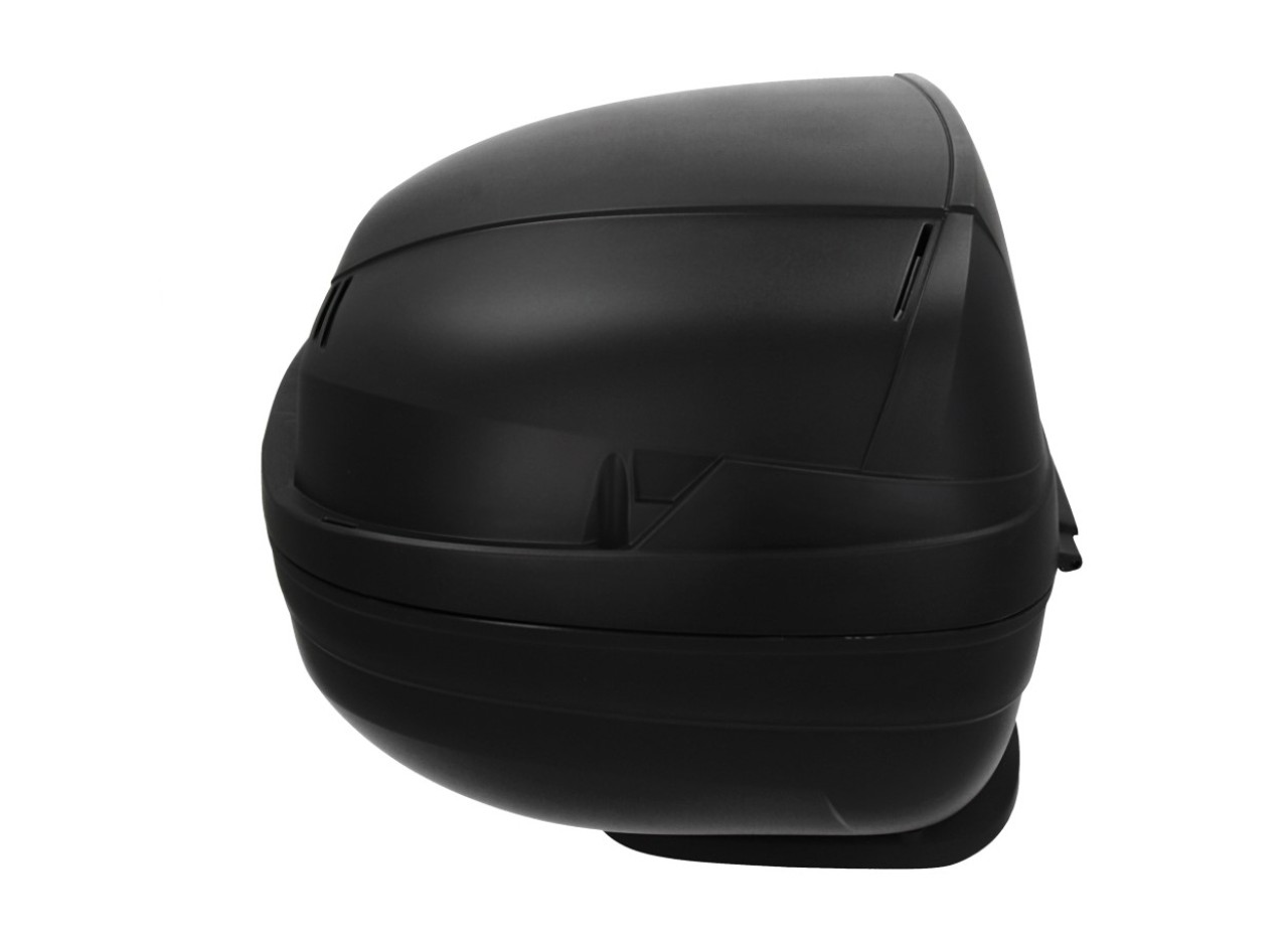 Top Case, 37 l, marron avec coussin dorsal pour Piaggio MP3 500 Sport Advance HPE