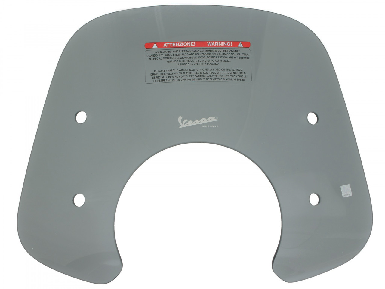 Pare-brise sport "Cruiser" teinté Vespa GTS / Super (HPE & SuperTech) d'origine Vespa
