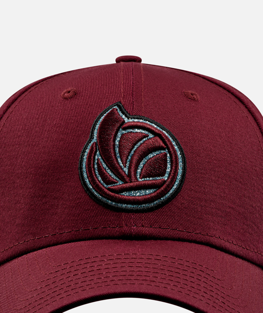 Casquette de baseball Vespa DEC Glitter New Era 9Forty rouge