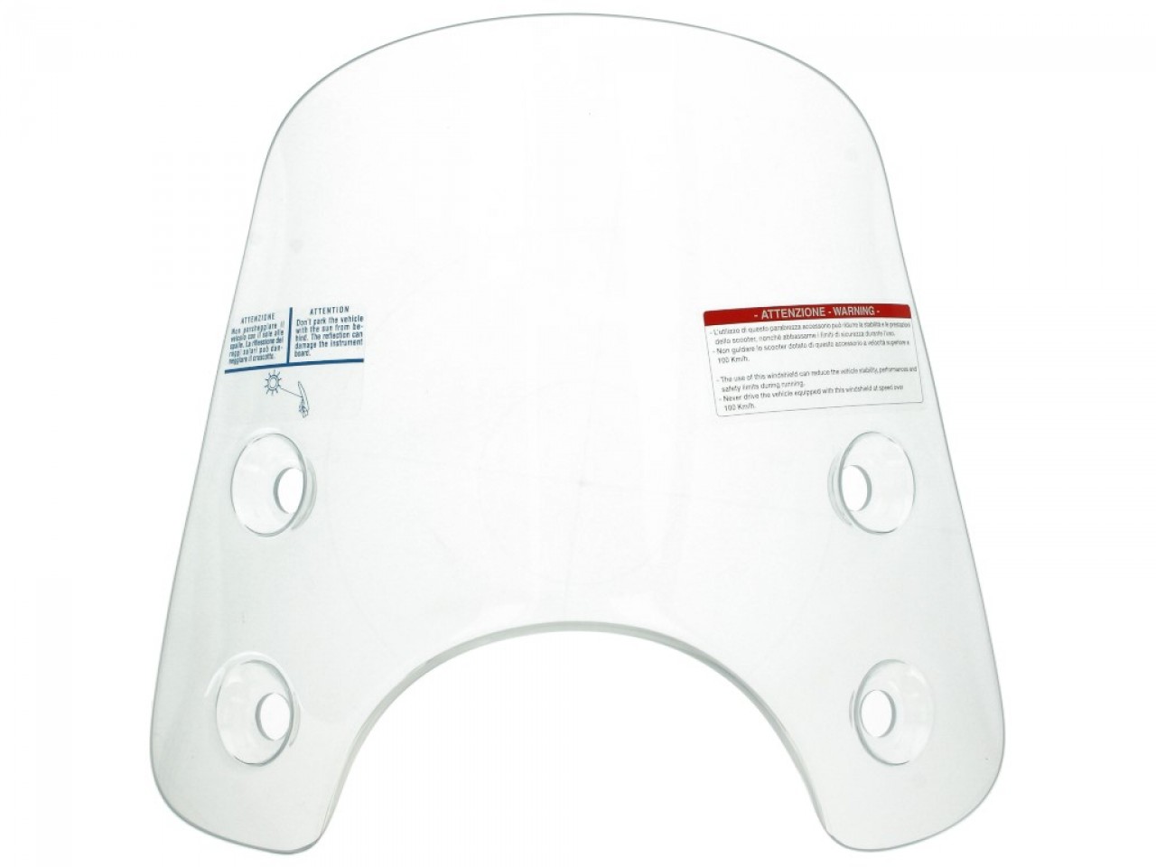 Pare-brise complet, medium pour Piaggio Beverly (05-13)