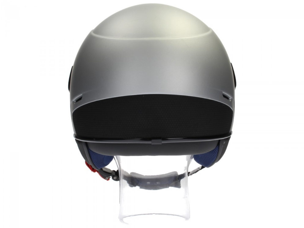 Casque jet Piaggio PJ gris, mat
