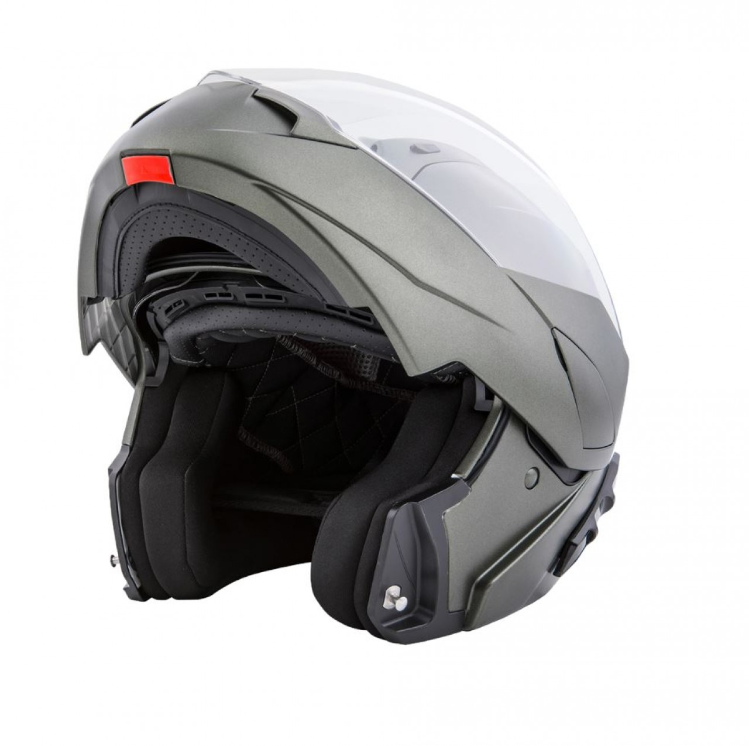 Casque modulable Piaggio vert