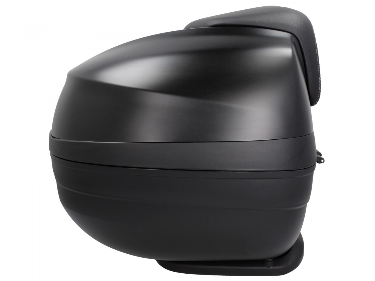 Top Case, 37 l, (NO_noir mat 93/B) incl. coussin dorsal pour Piaggio MP3 500 Sport Advance HPE