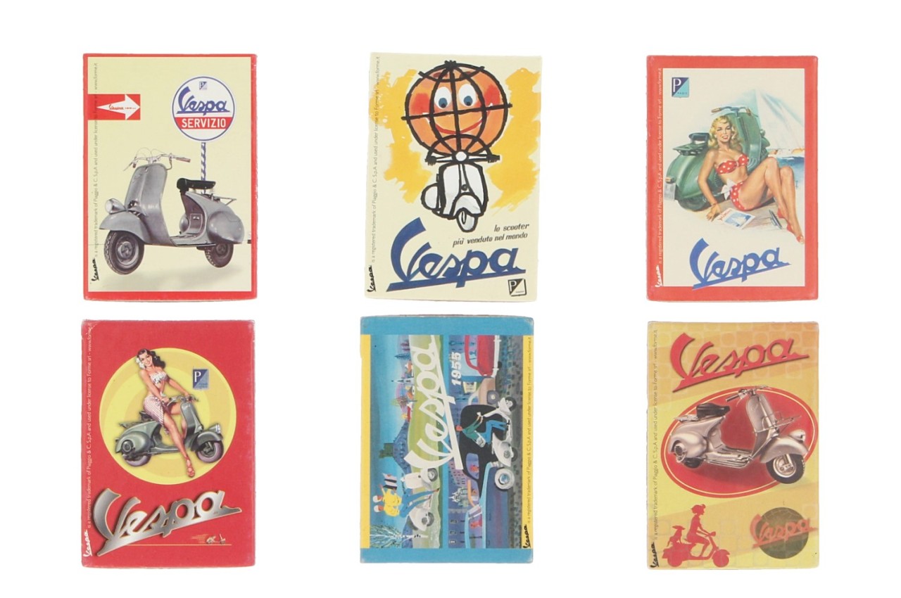 Aimant Vespa, 6 pièces