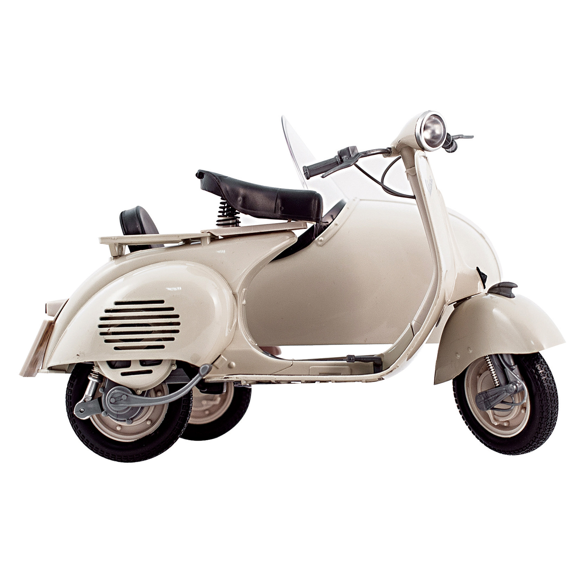 Vespa 150 VL1T avec modèle de véhicule side-car 1:6