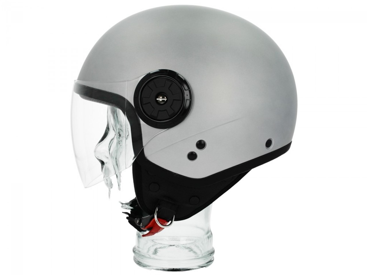 Casque jet Piaggio AWA Basejet gris mat