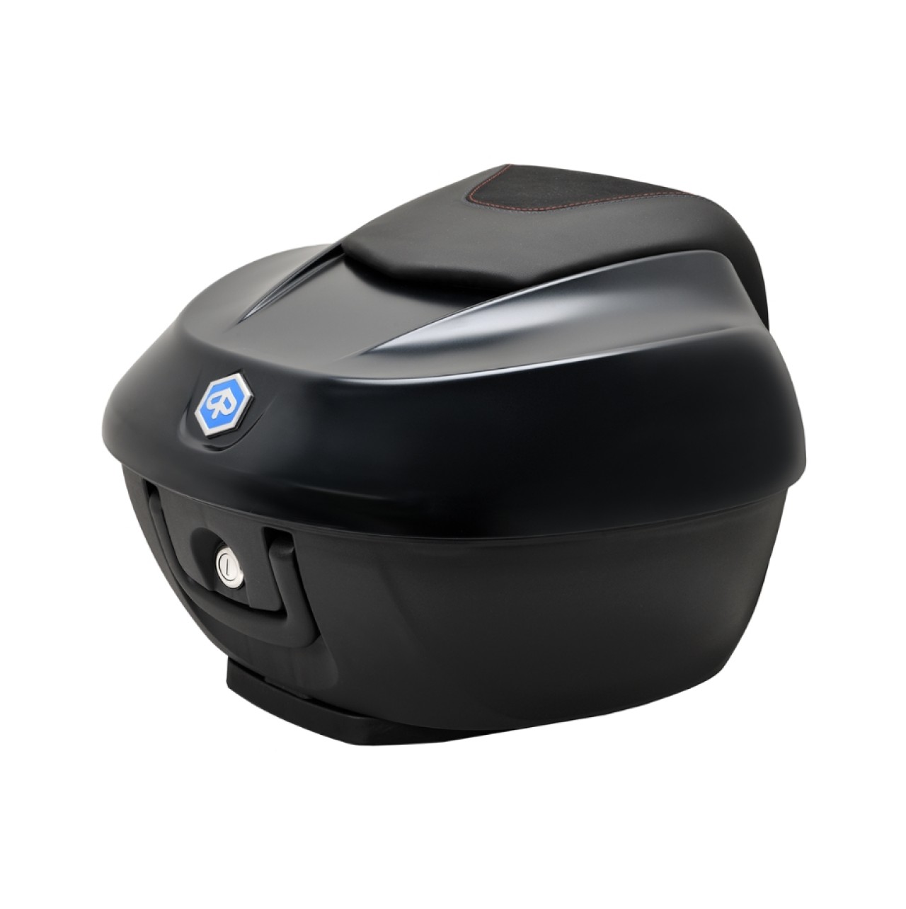 Top Case Kit 36 l. Noir Meteora 93/B Original Piaggio pour Beverly HPE (plaque de maintien incluse)