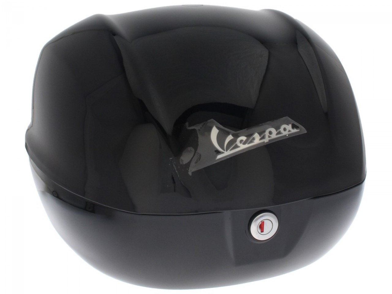 Top case Vespa 32 L noir brillant 094 sans dossier