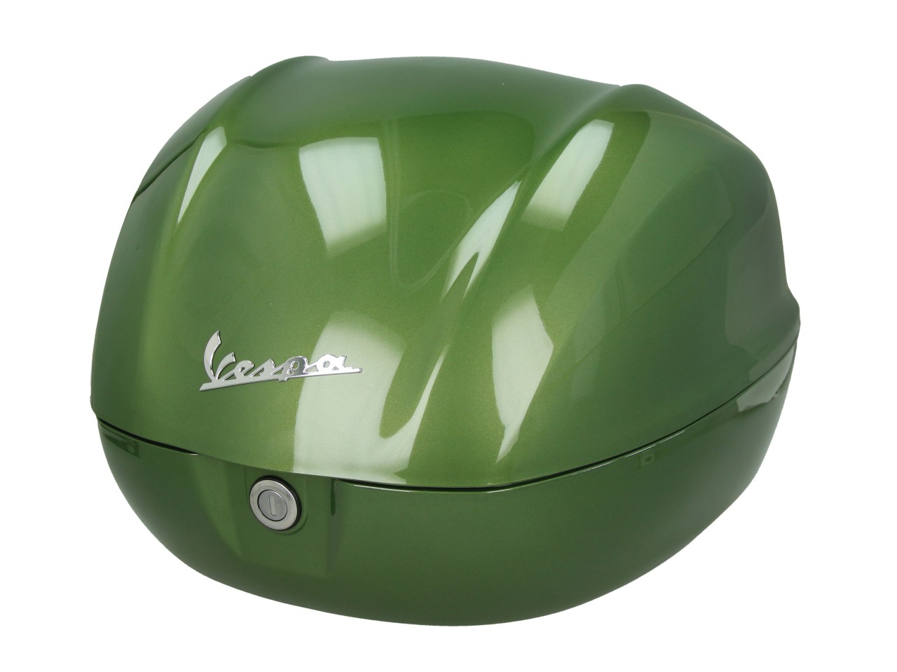 Top case Vespa 32 L vert brillant V28 sans dossier