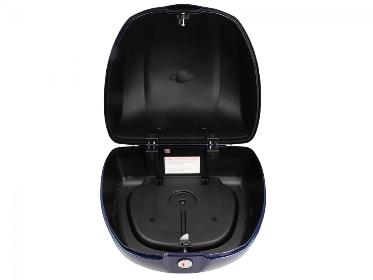 Top case Vespa 32 L bleu foncé brillant 289/A sans dossier