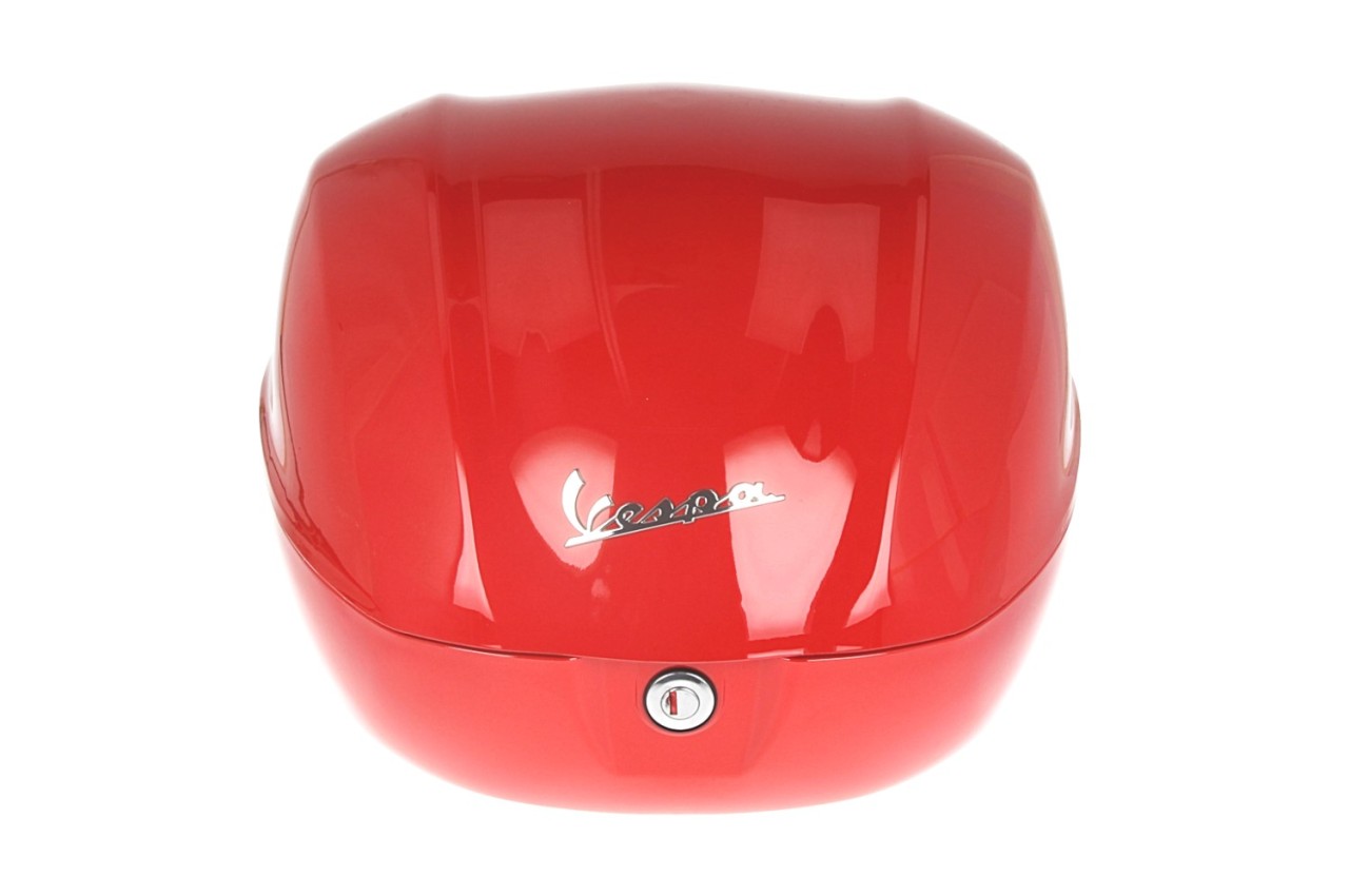 Top case Vespa 32 L rouge brillant 894 sans dossier