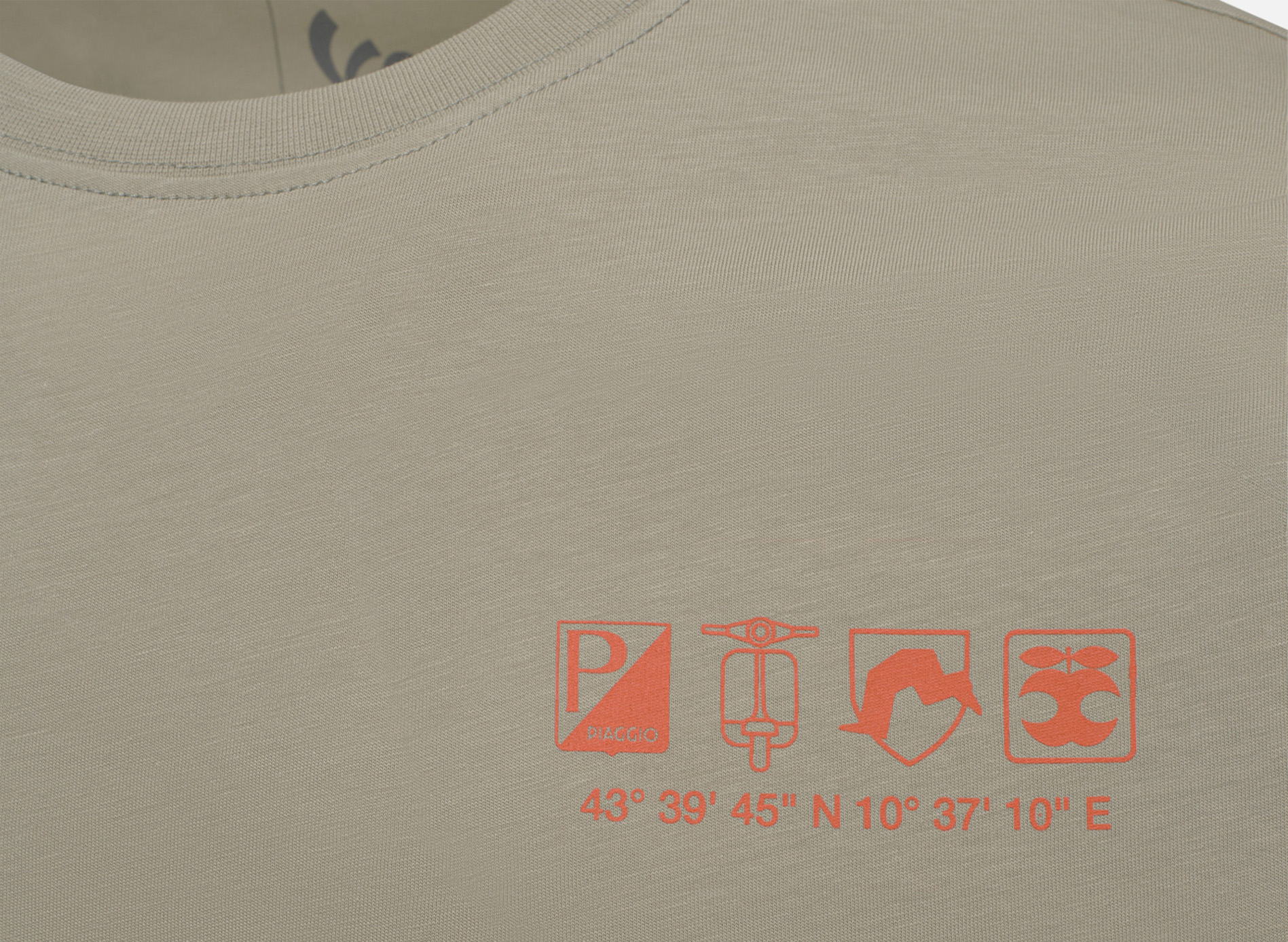 T-shirt Vespa Nomad beige collection DEC