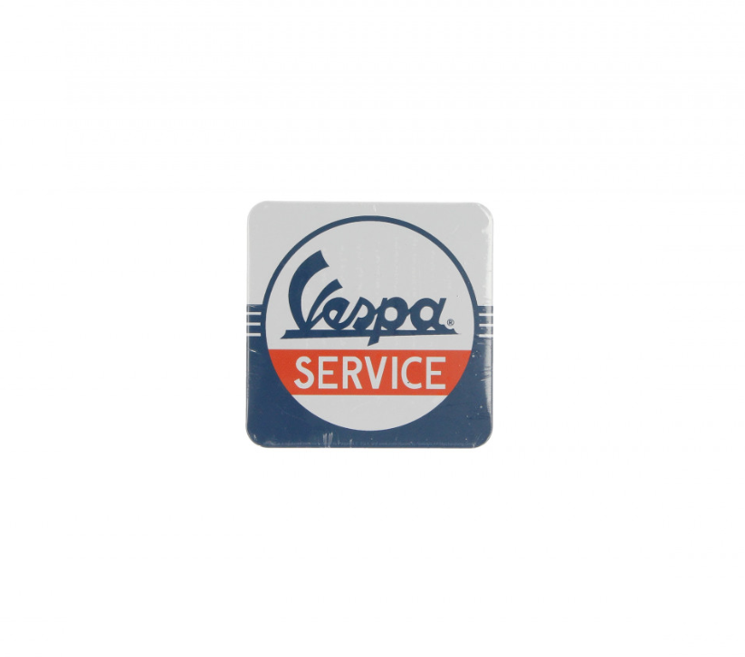 Vespa Dessous de verre Vespa Service, étain
