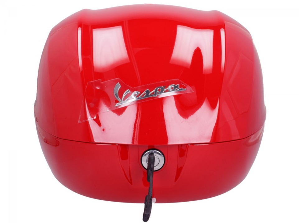 Top case Vespa 32 L rouge brillant 894 sans dossier