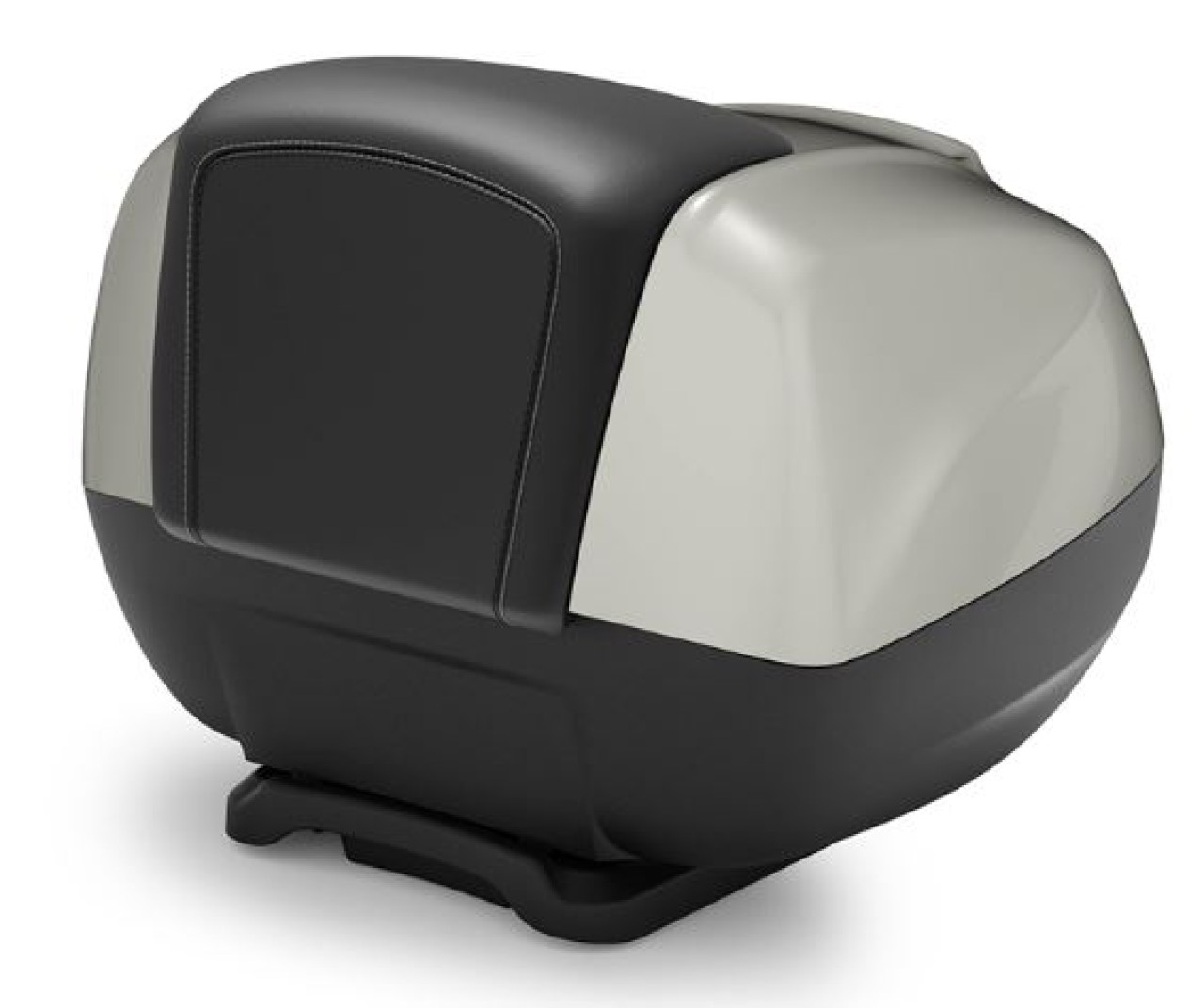 Top case 37 L avec dossier pour Piaggio MP3 HPE RST 400 Classic (2022) - gris métallisé G04