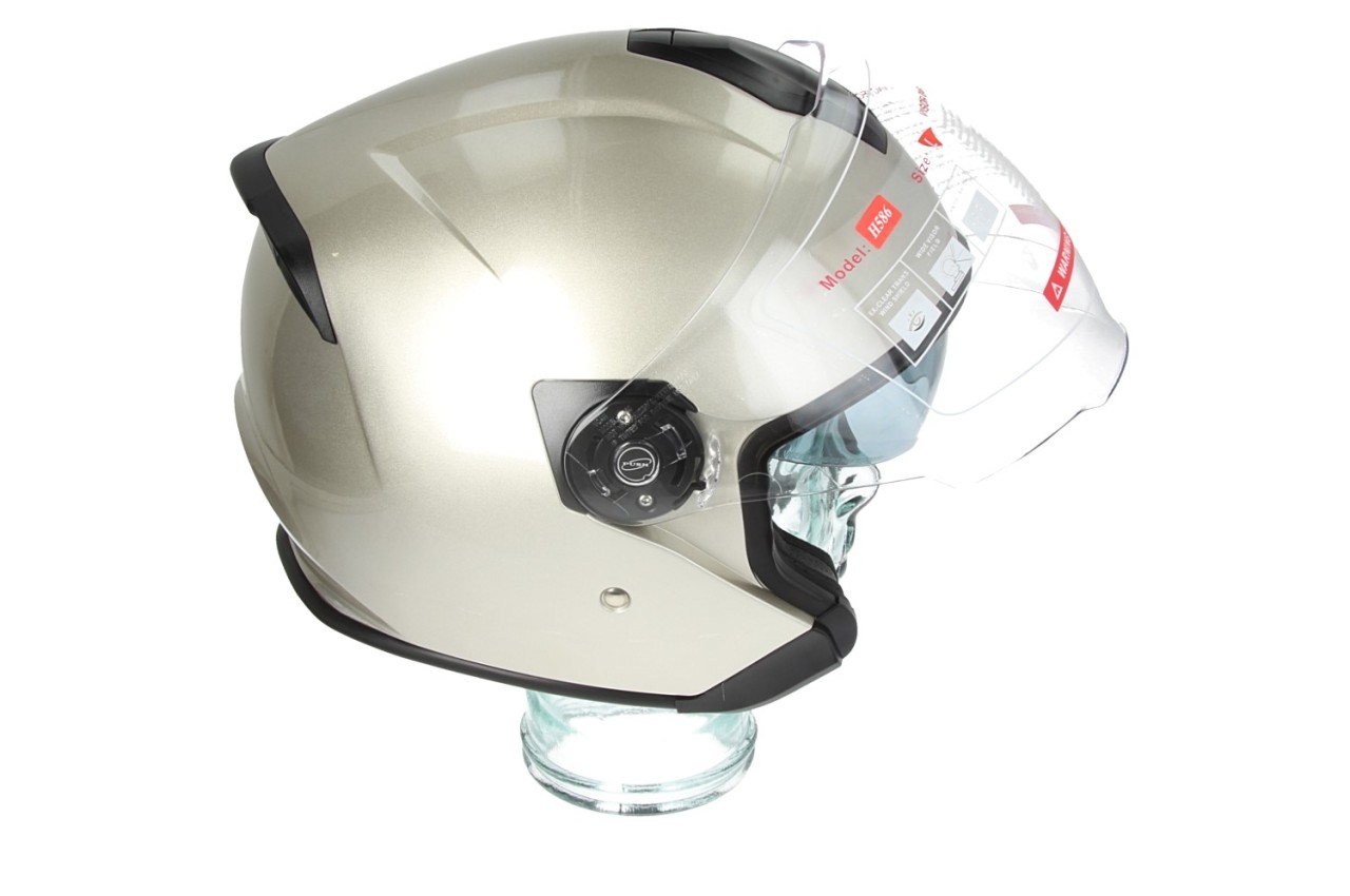 Casque Piaggio Full Jet PFJ gris brillant