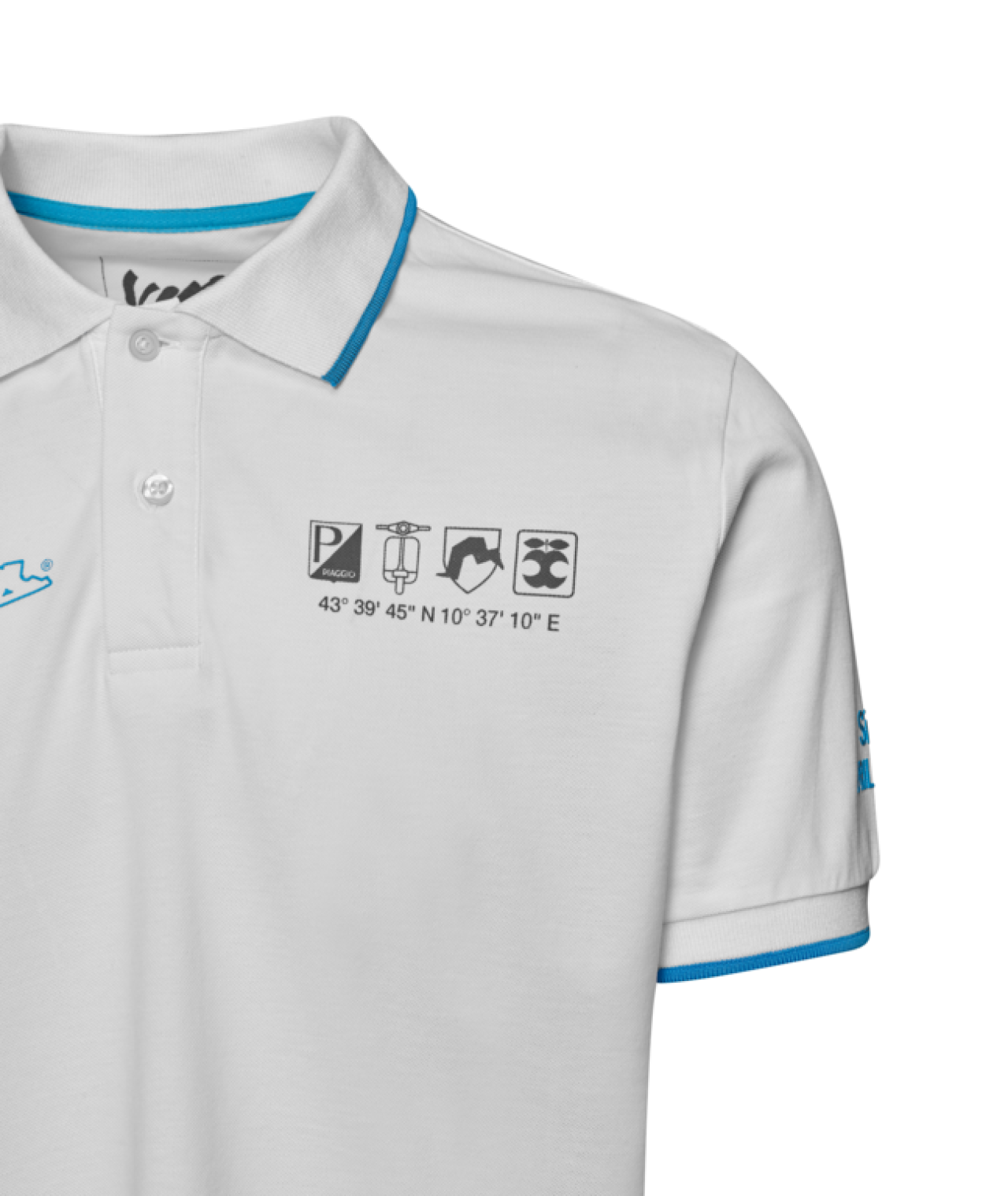 Polo Vespa « Holy white » de la collection DEC