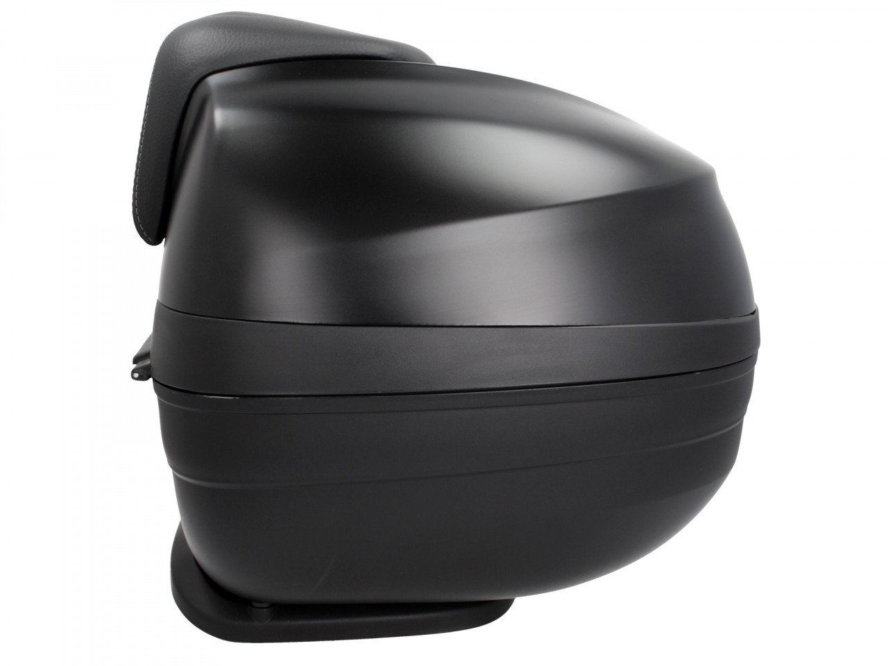 Top Case, 37 l, (NO_noir mat 93/B) incl. coussin dorsal pour Piaggio MP3 500 Sport Advance HPE