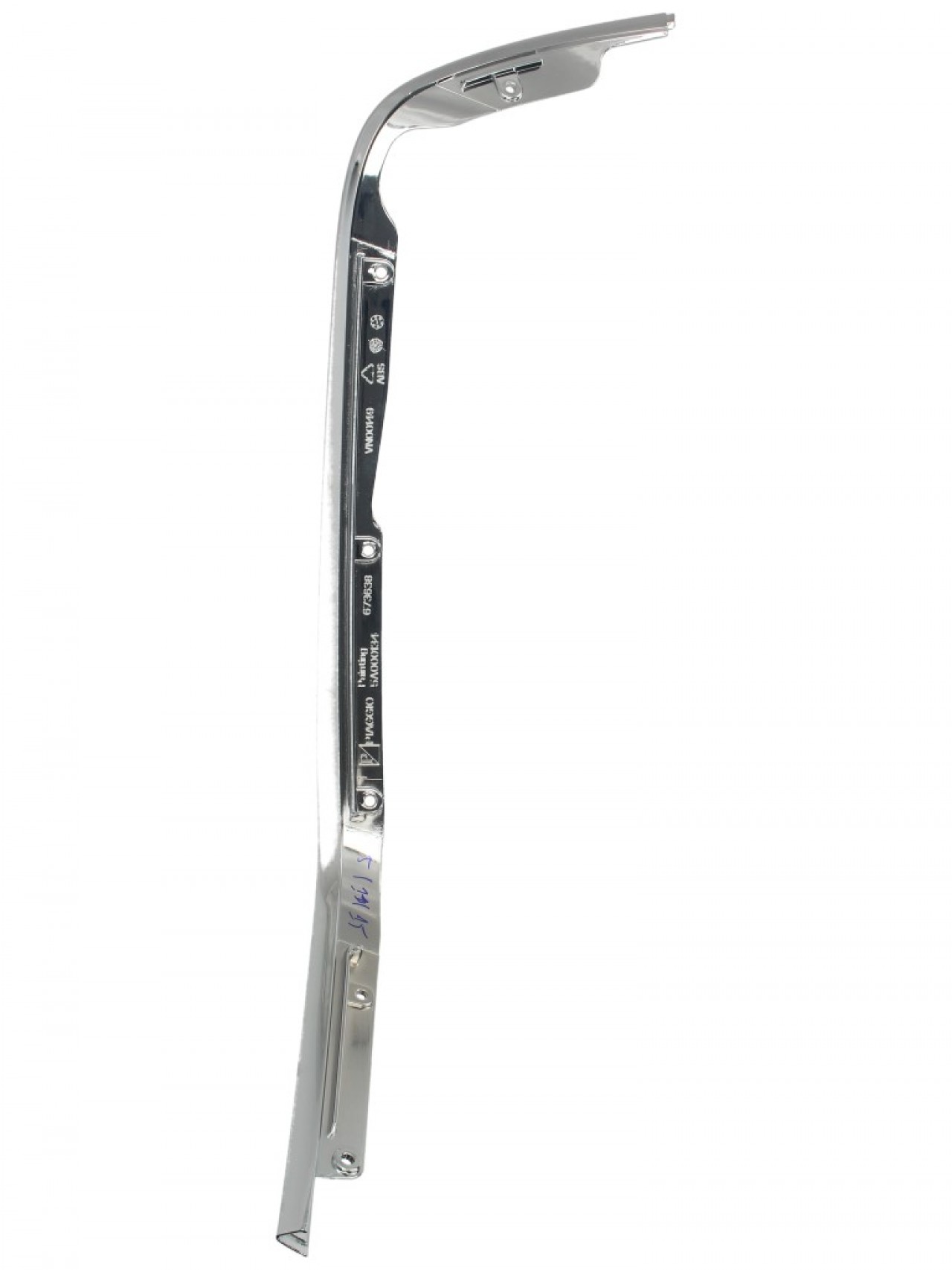 Tube mono fente bouclier jambe chrome Piaggio pour Vespa Primavera/Sprint 50-150ccm