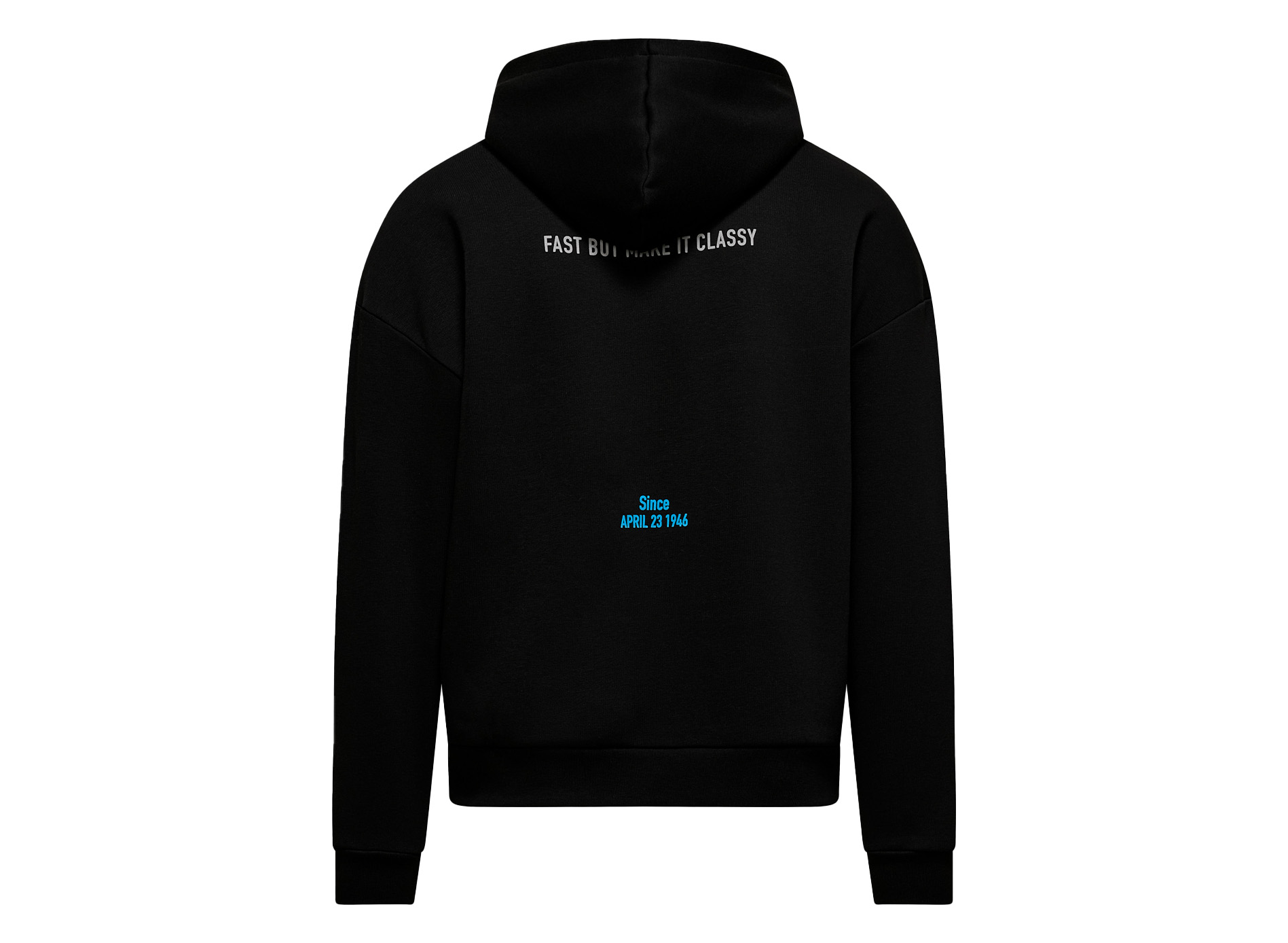 Hoodie Vespa noir collection DEC