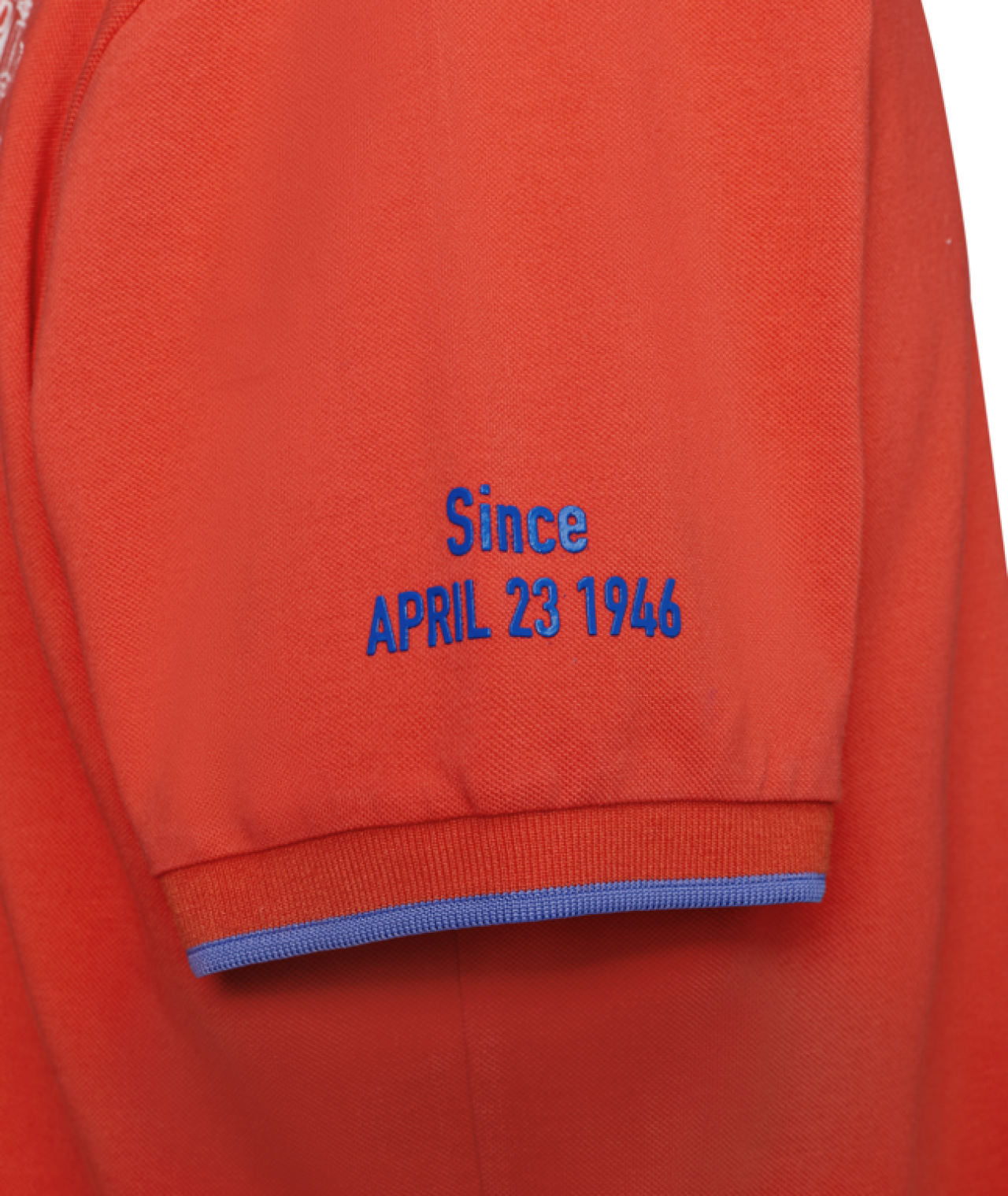 Polo Vespa orange «Flame», collection DEC