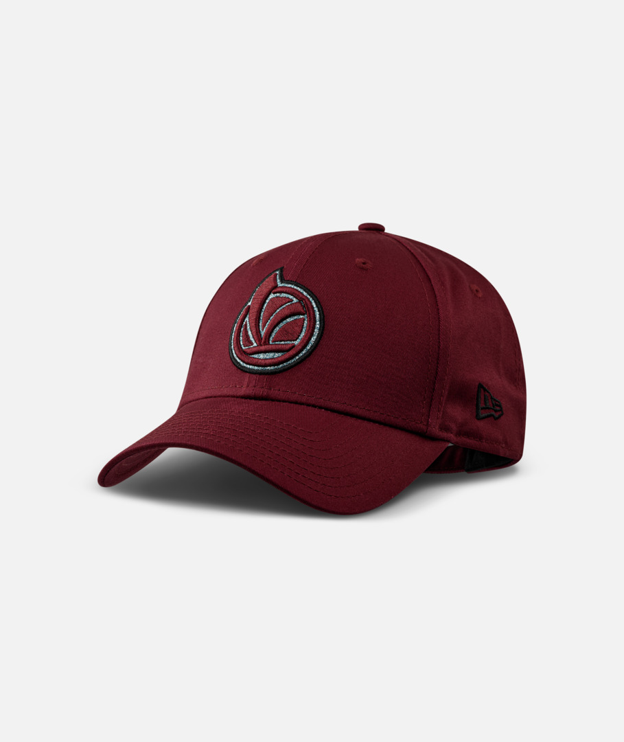 Casquette de baseball Vespa DEC Glitter New Era 9Forty rouge