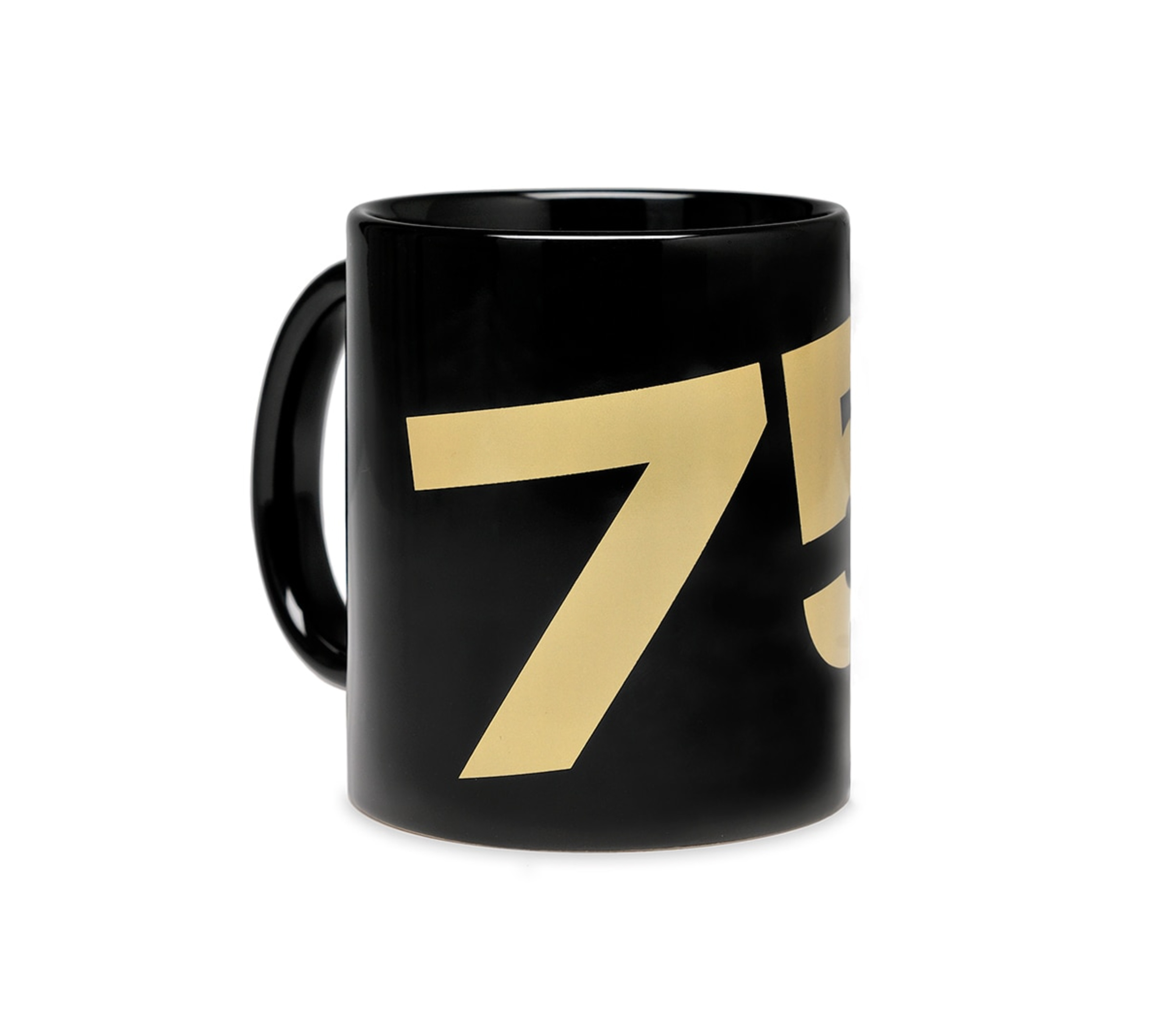 Mug Vespa 75 ans - noir