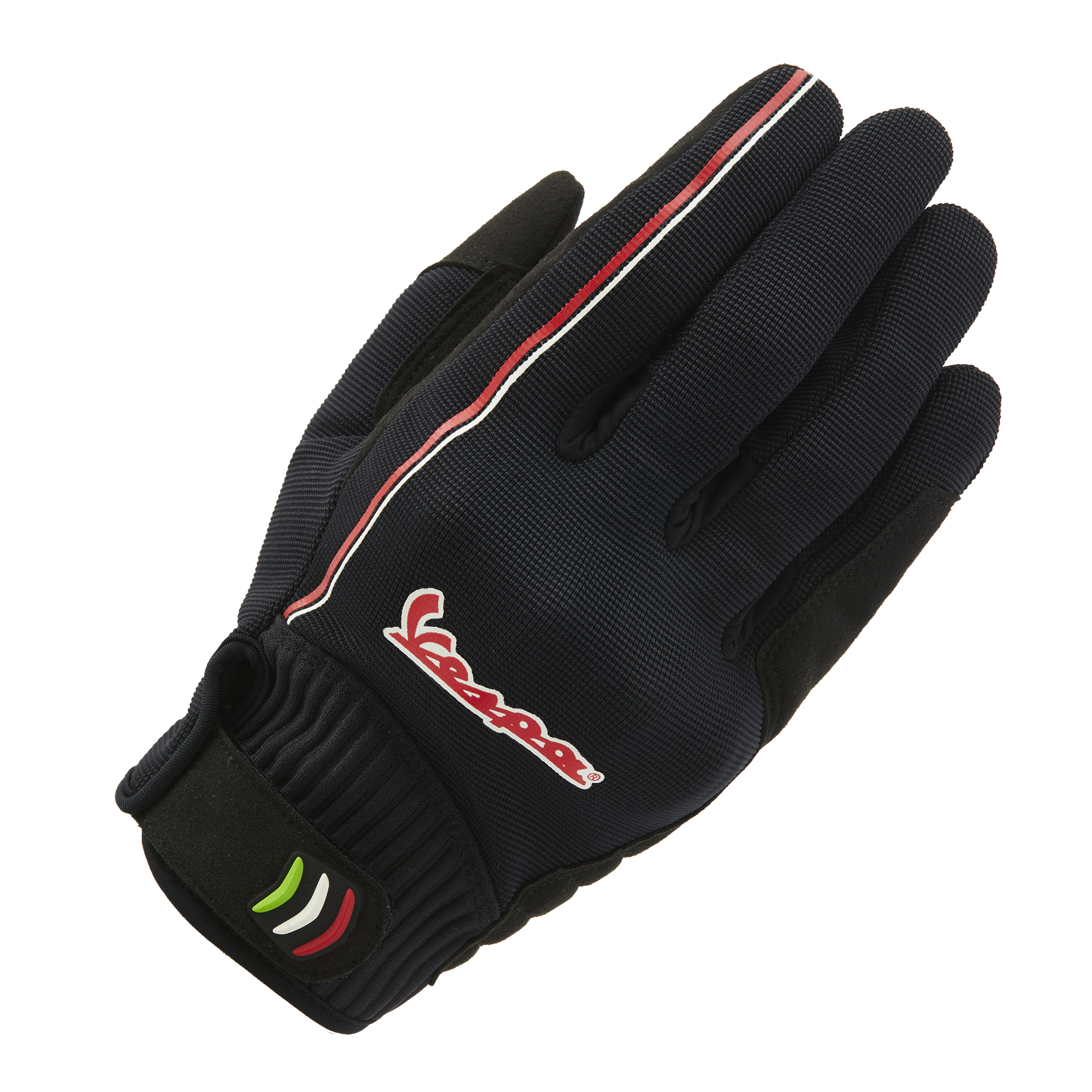 Gants Vespa textile moderniste bleu