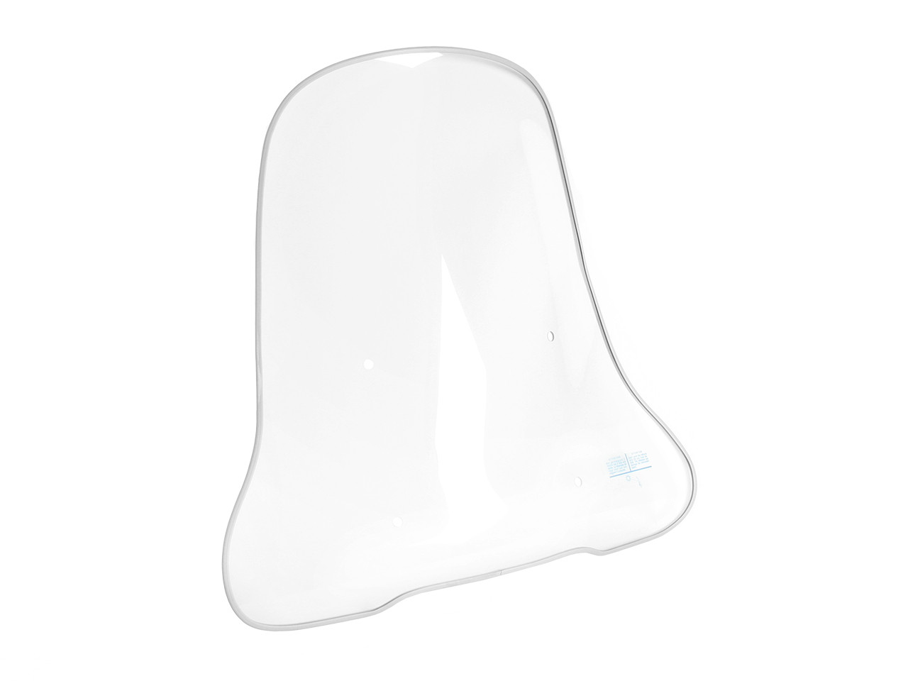 Pare-brise grand sans support, transparent, top pour Piaggio Beverly 125 Sport, 400, 500