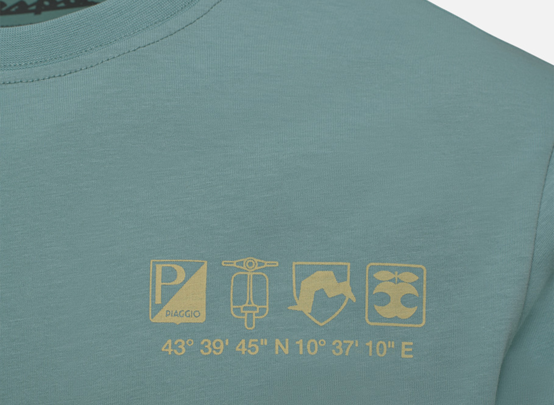 T-shirt Vespa Origin vert collection DEC