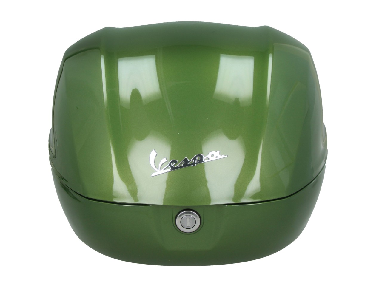 Top case Vespa 32 L vert brillant V28 sans dossier