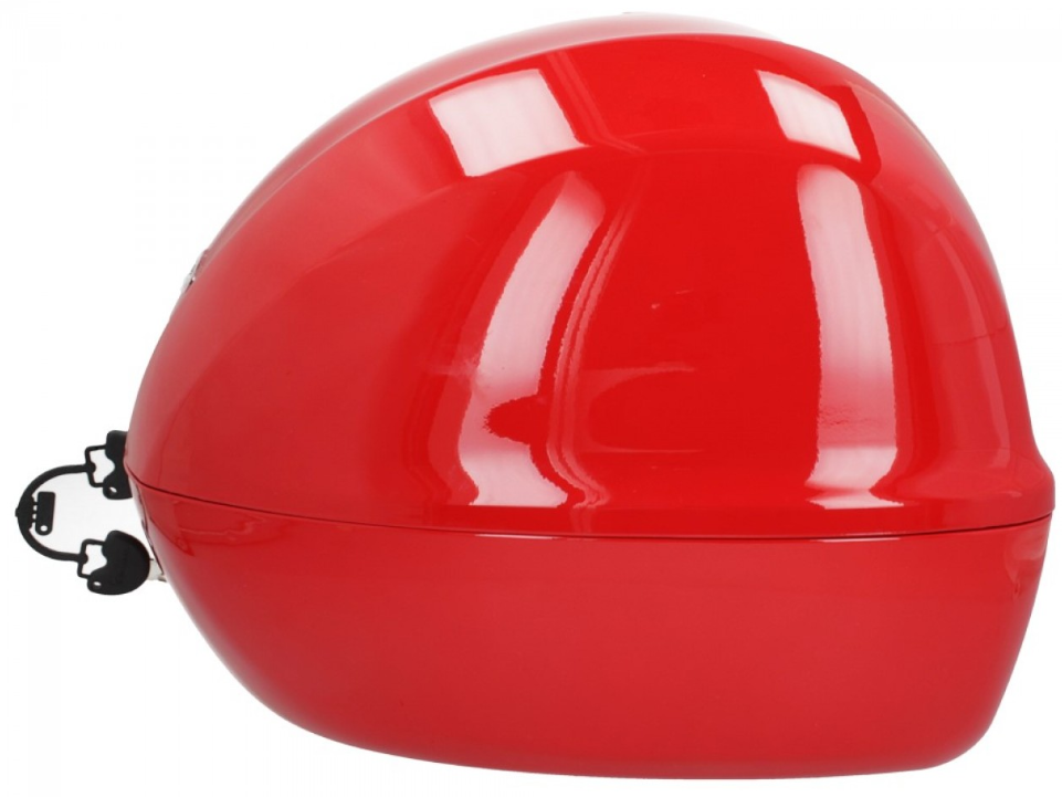 Top case Vespa 32 L rouge brillant 894 sans dossier