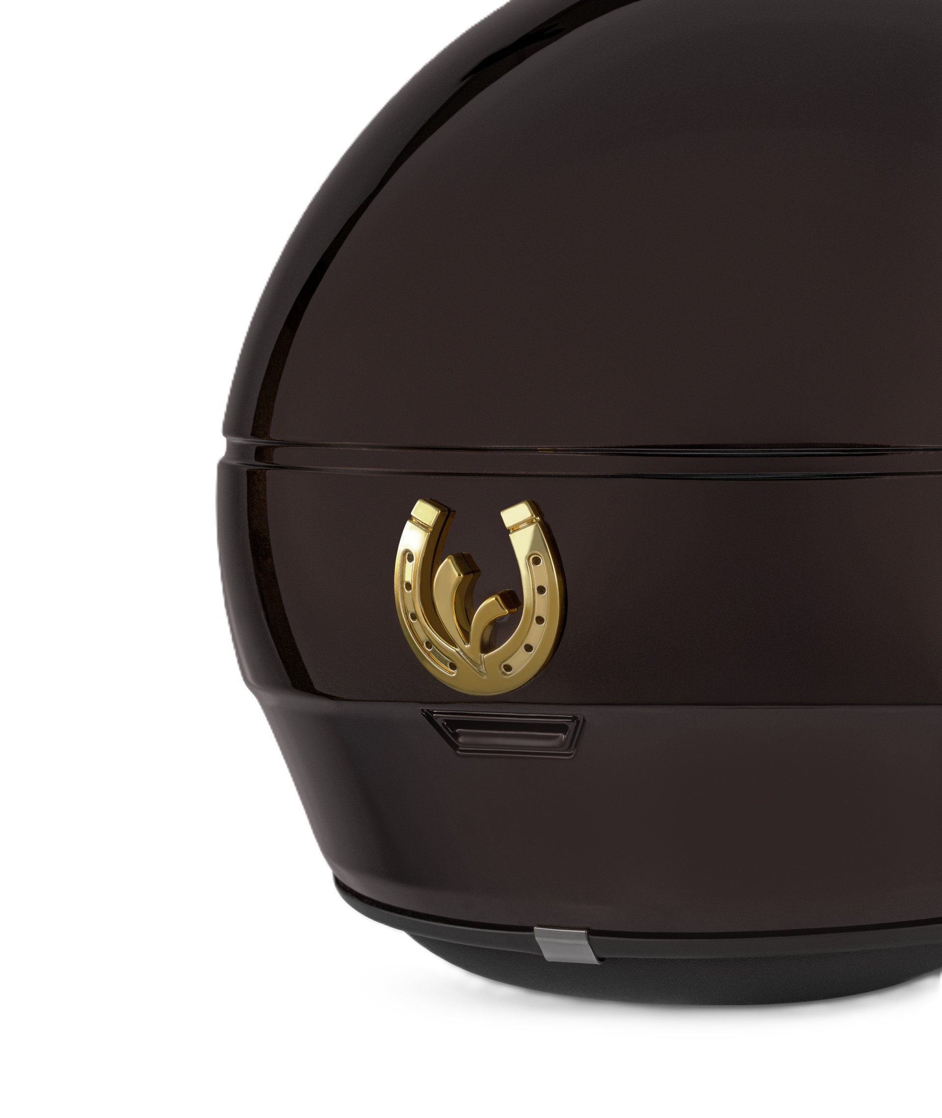 Casque jet Vespa Demi Jet 946 Horse marron brillant