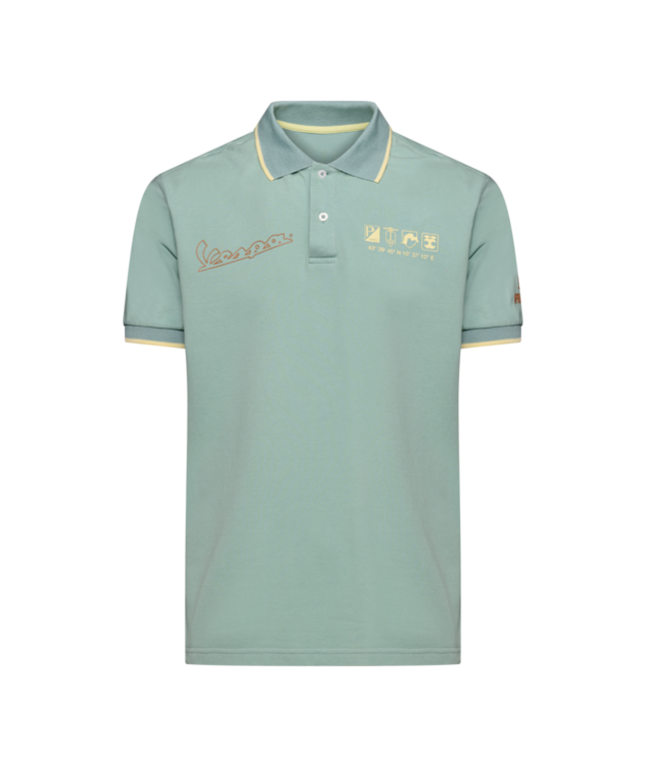 Polo Vespa Origin vert, collection DEC