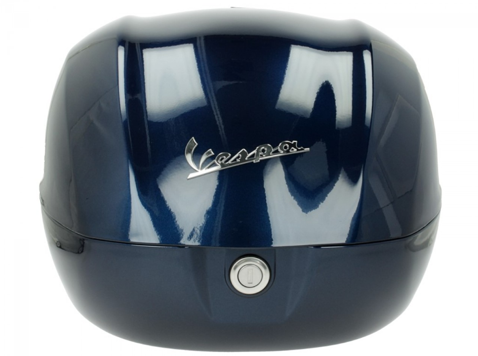 Top case Vespa 32 L bleu brillant 222/A sans dossier