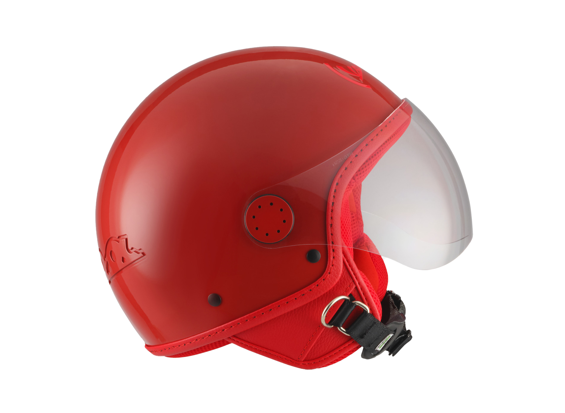 Vespa casque jet visor 4.0 rouge