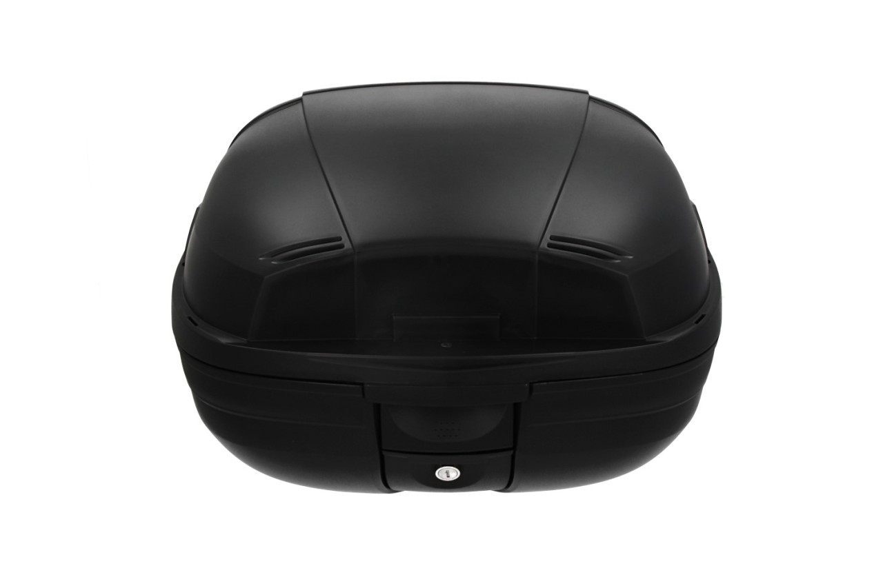 Top Case, 37 l, marron avec coussin dorsal pour Piaggio MP3 500 Sport Advance HPE