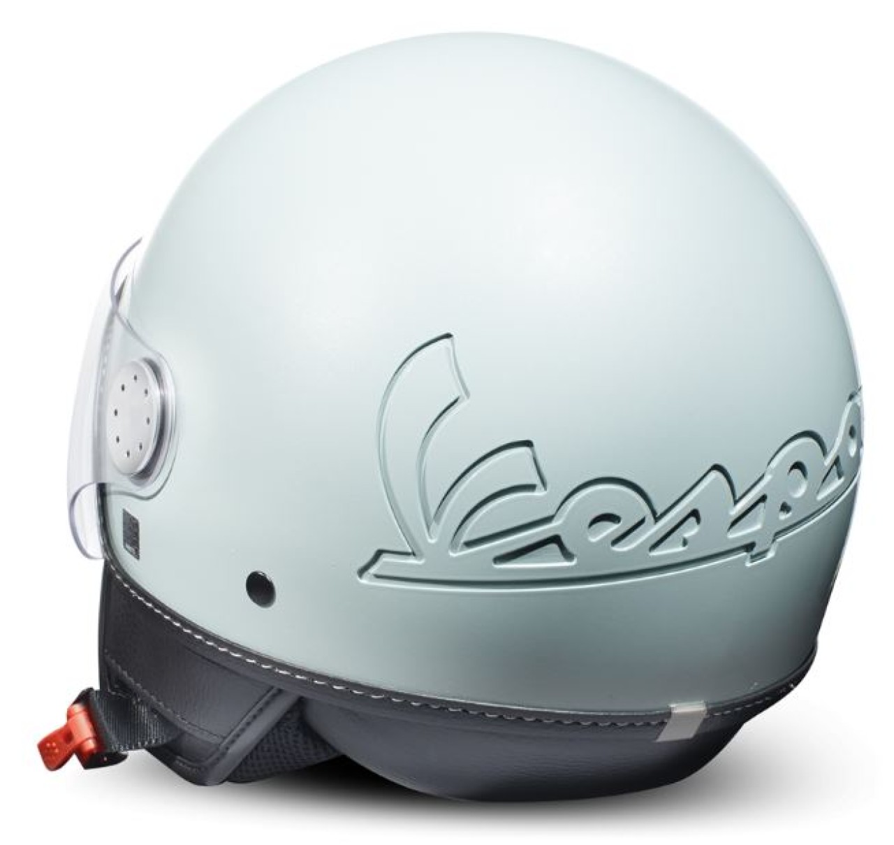 Casque jet Vespa, visière longue Vespa, couleur « latte menta » (350/A) - L2