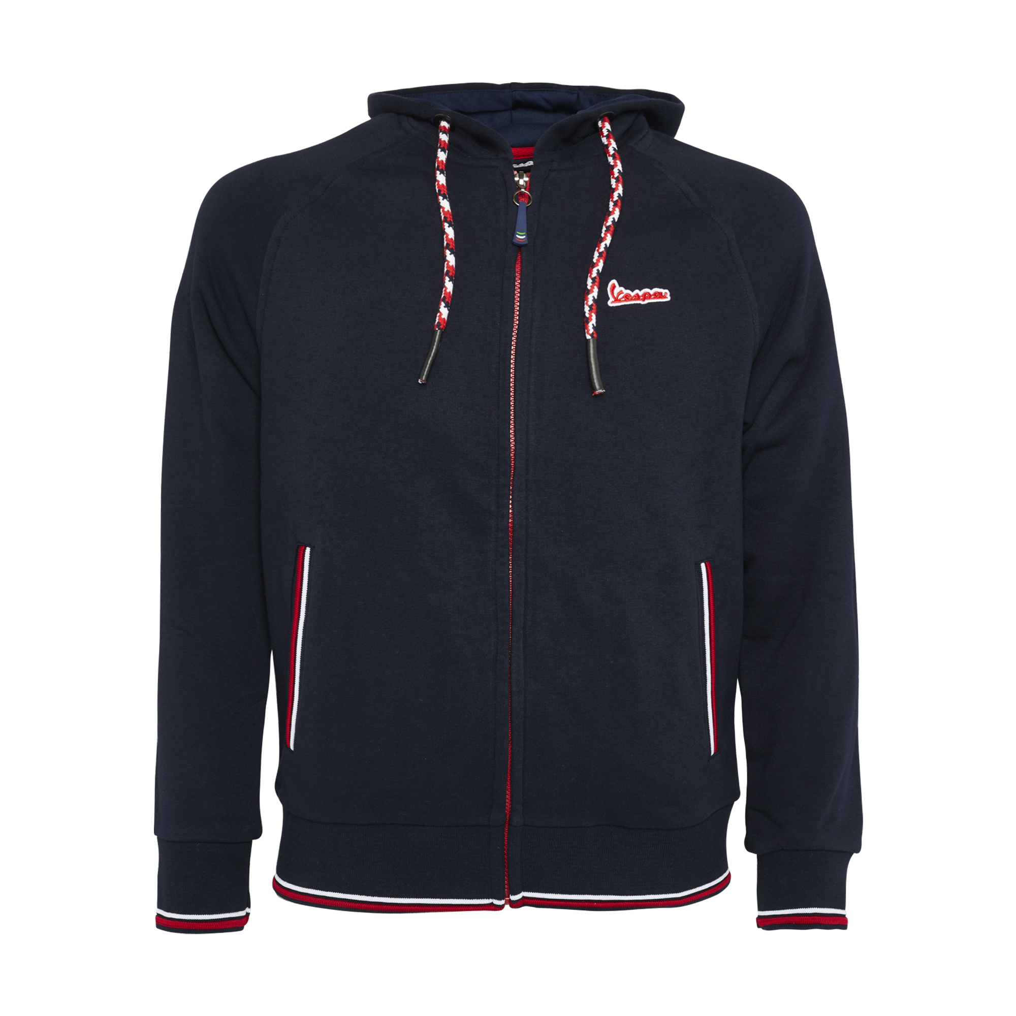 Vespa Sweat Shirt Veste en coton moderniste hommes bleu