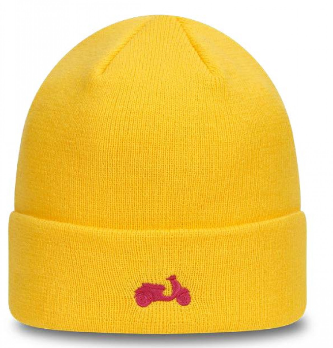 Bonnet tricot Vespa NEW ERA jaune