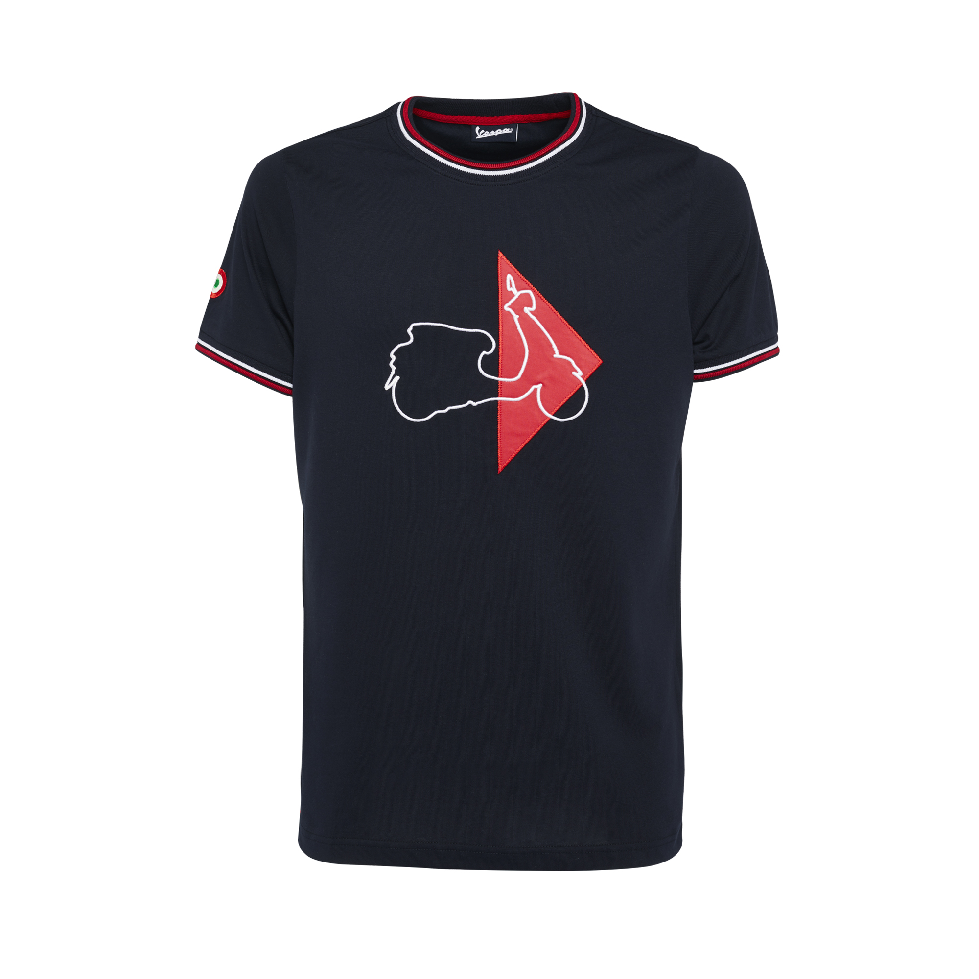 Vespa T-shirt moderniste homme bleu