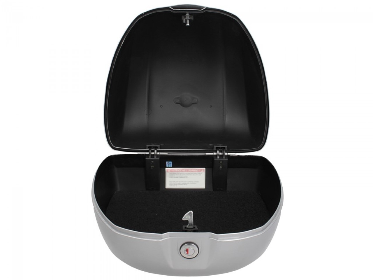 Top case Vespa 32 L argenté 719/C sans dossier