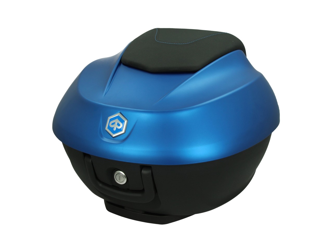 Top Case 36L pour Piaggio Beverly HPE 310 / 400 avec couvercle peint - bleu mat 297/A