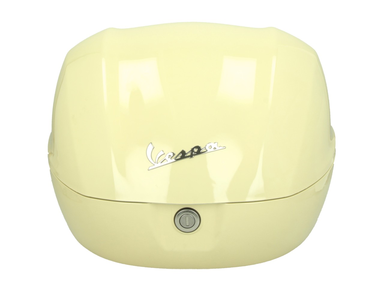 Top case Vespa 32 L jaune brillant Q09 sans dossier