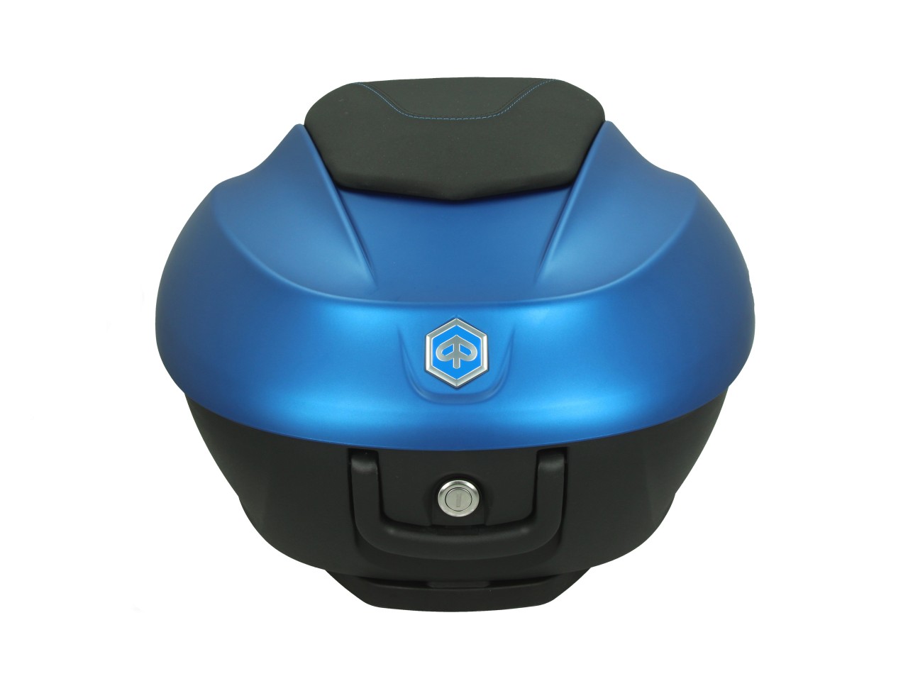 Top Case 36L pour Piaggio Beverly HPE 310 / 400 avec couvercle peint - bleu mat 297/A