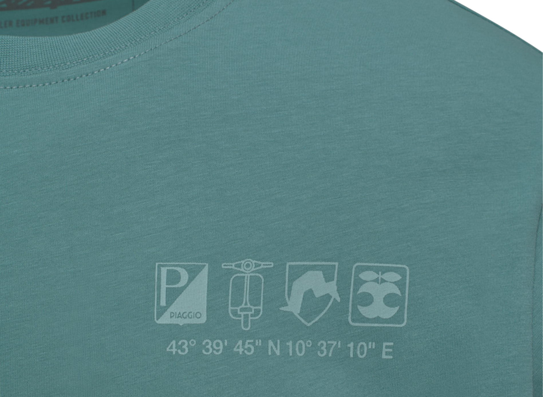 T-shirt Vespa Sol vert collection DEC