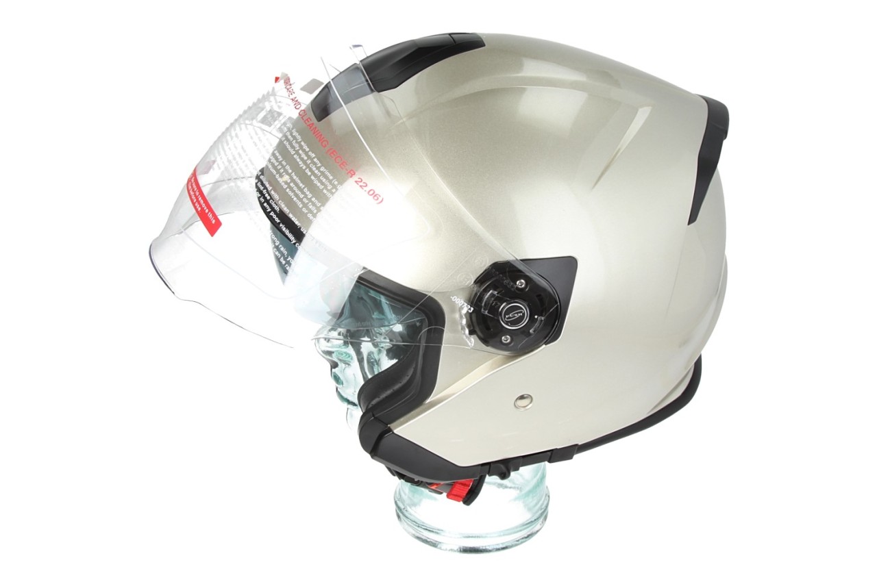 Casque Piaggio Full Jet PFJ gris brillant
