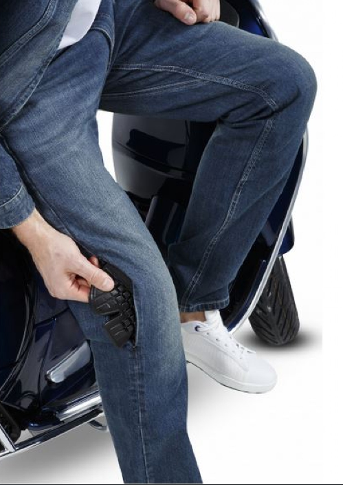Pantalon Vespa polyester denim bleu