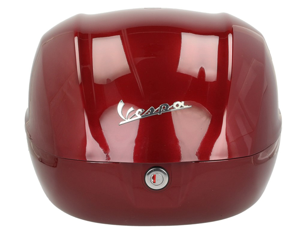 Top case Vespa 32 L rouge brillant 880/A sans dossier